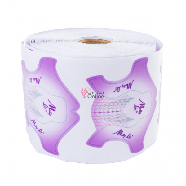 Sabloane pentru unghii SB038 Mollylac Lila migdala-patrata 500 bucati - 80505